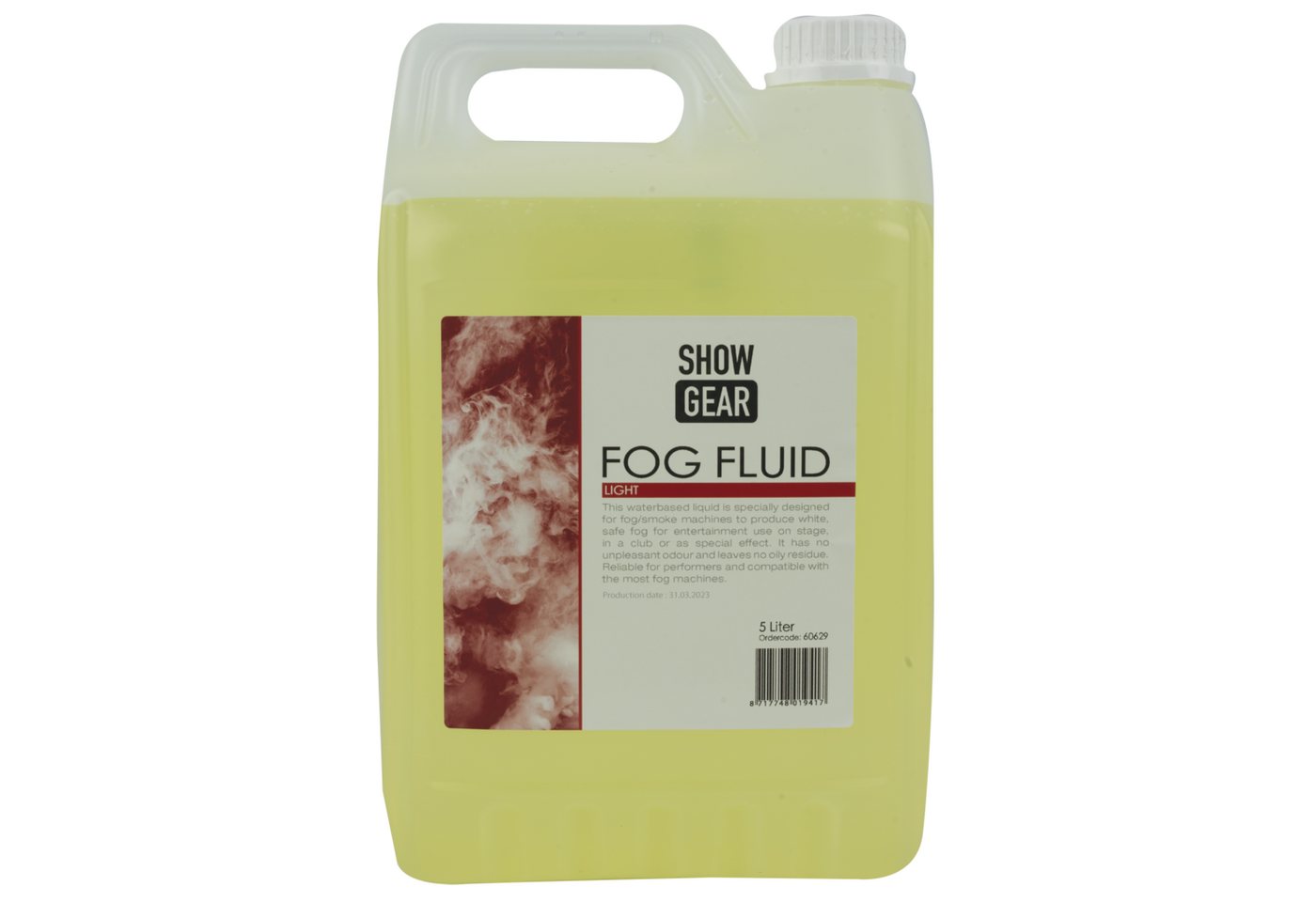 Showgear Discolicht Showgear Fog Fluid Light 5 Liter - wasserbasiert Showgear Discolicht Showgear Fog Fluid Light 5 Liter - wasserbasiert von Showgear