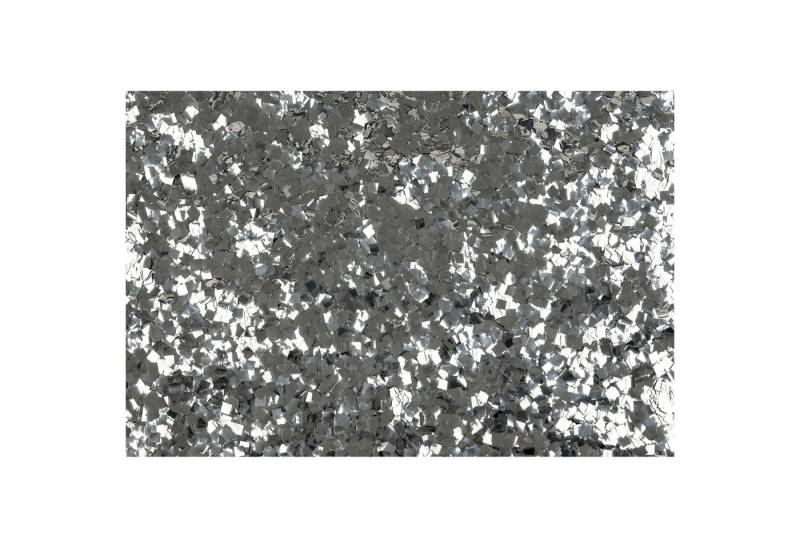Showgear Discolicht Showgear Metallic Confetti - Pixie Dust Silber, 6x6 mm, 1 kg, feuerh. von Showgear