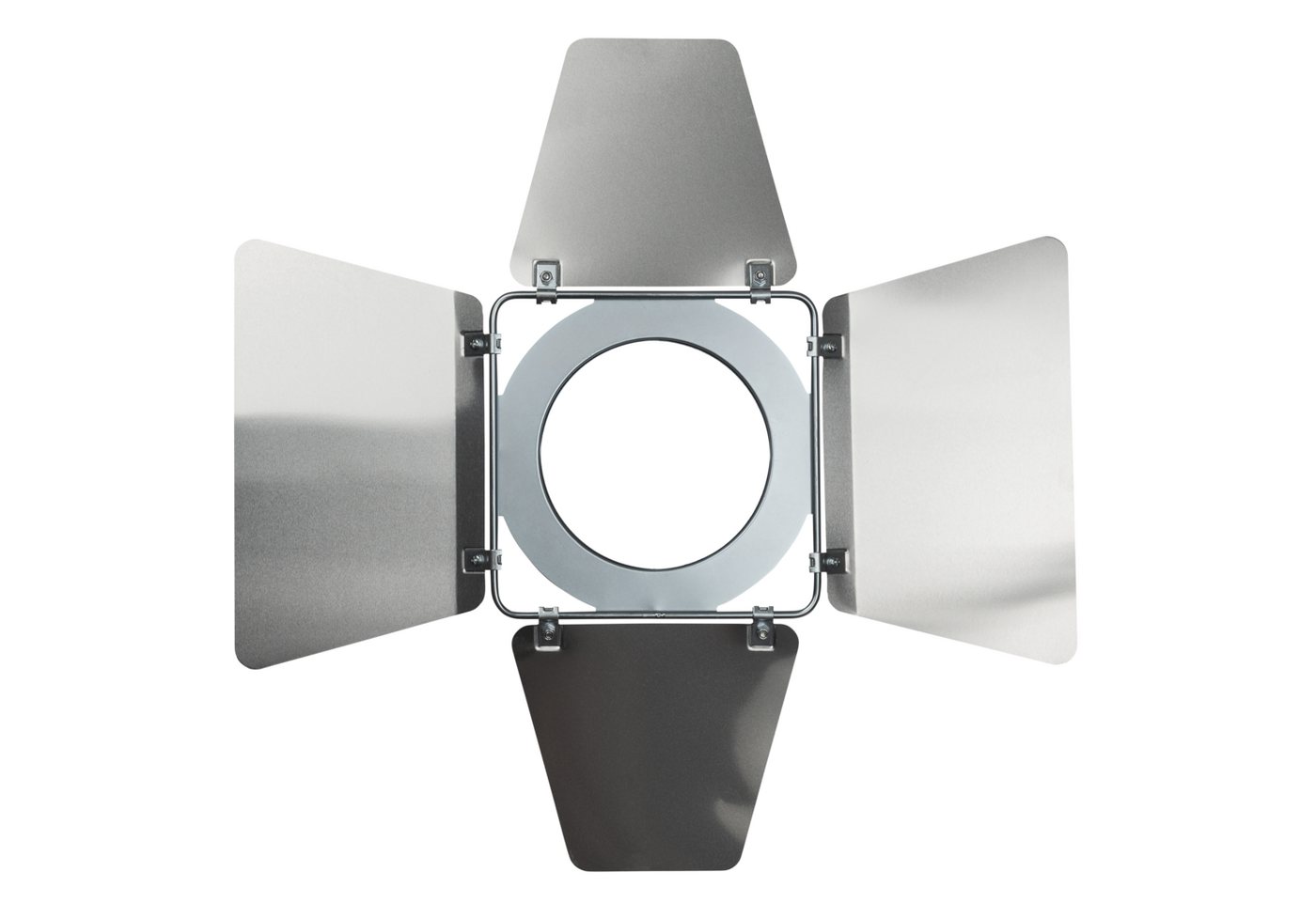 Showgear Discolicht Showtec Barndoor for Parcan 36 Poliertes vierflügeliges Alu-Flügeltor Showgear Discolicht Showtec Barndoor for Parcan 36 Poliertes vierflügeliges Alu-Flügeltor von Showgear