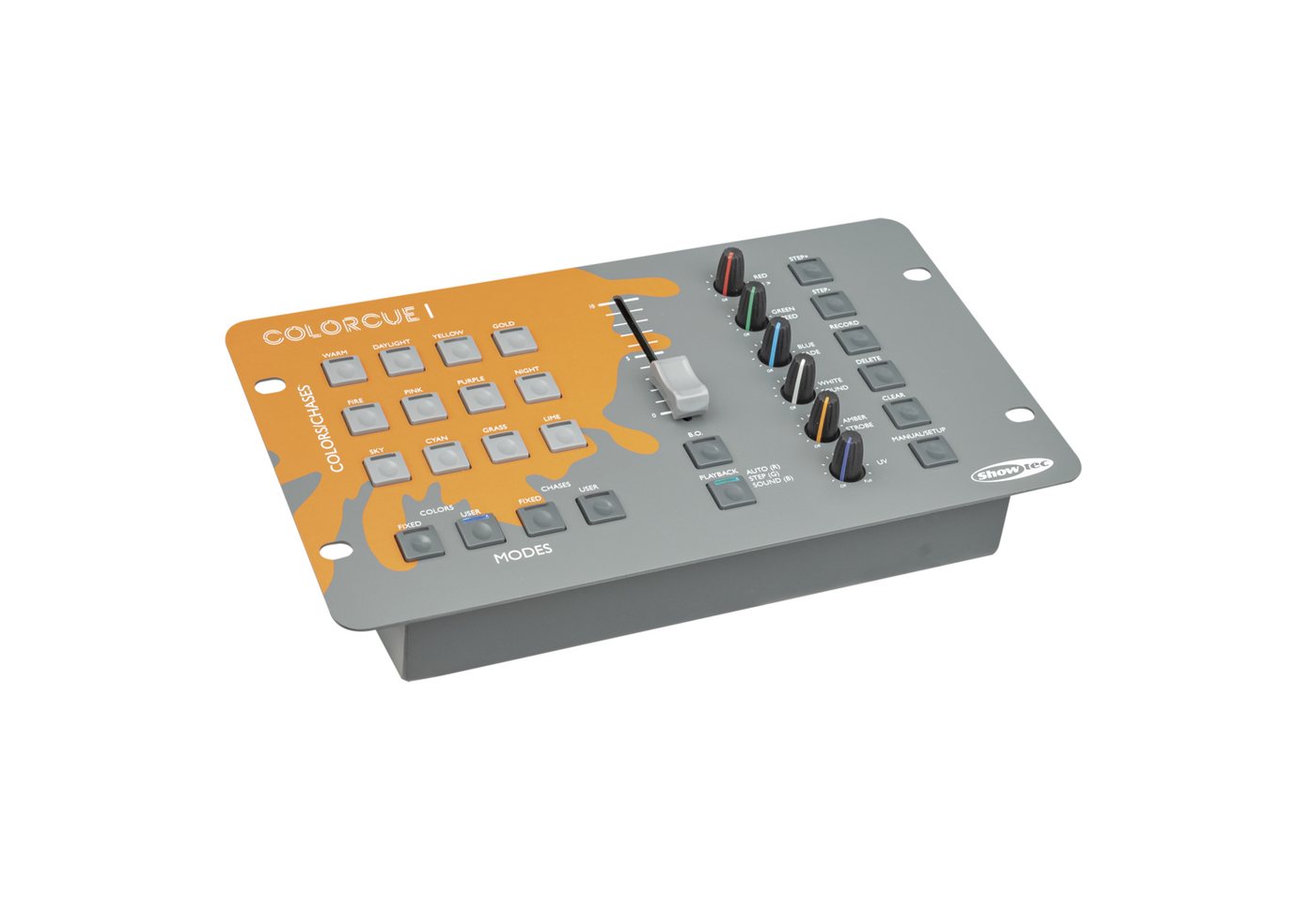 Showgear Discolicht Showtec ColorCue 1 Intelligent 1-fader, 6-color LED controller Showgear Discolicht Showtec ColorCue 1 Intelligent 1-fader, 6-color LED controller von Showgear