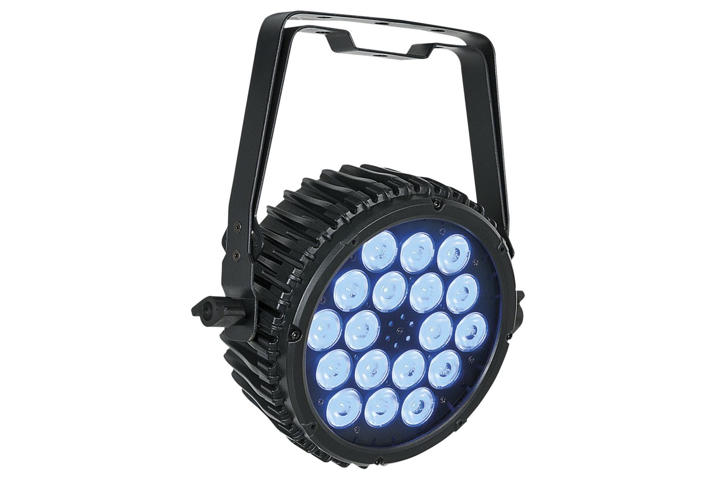 Showgear Discolicht Showtec Compact Par 18 MKII 18x 3 W RGB LED PAR - schwarz von Showgear