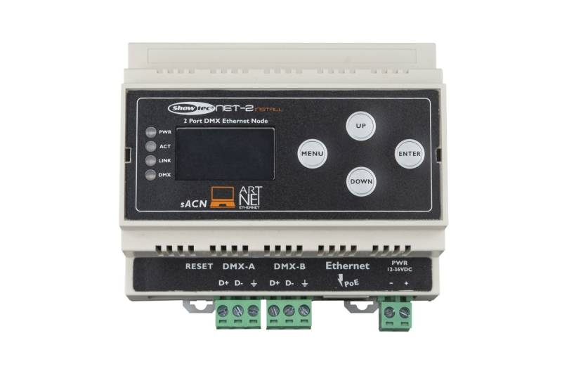 Showgear Discolicht Showtec NET-2 Install Din-rail Showgear Discolicht Showtec NET-2 Install Din-rail von Showgear