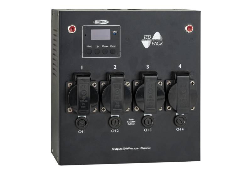 Showgear Discolicht Showtec TED Pack 4-Kanal Dimmerpack Showgear Discolicht Showtec TED Pack 4-Kanal Dimmerpack von Showgear