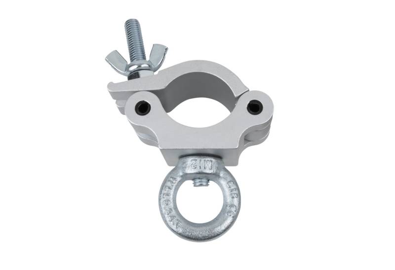Showgear Kettenzug Showgear 50mm Half Coupler + Eye Zul. Nutzlast: 340kg - Alu - Silber von Showgear