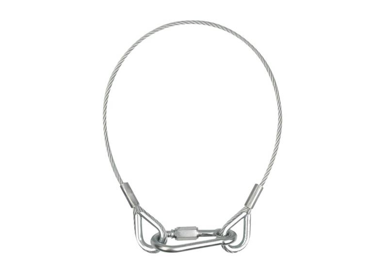 Showgear Showgear Safety Cable 5 mm - BGV-C1 WLL: 20 kg - 100 cm - Silber Drahtseil Showgear Showgear Safety Cable 5 mm - BGV-C1 WLL: 20 kg - 100 cm - Silber Drahtseil von Showgear