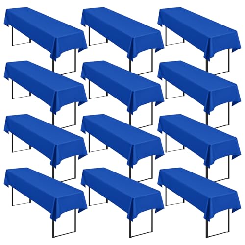 12 Stück Königsblau Biertisch Tischdecke universal für 50cm u.70cm Biertische Hussen für Biertisch, Blickdichte Polyester Biertischhussen Biertisch-Husse Rechteckige Tischdecken Waschbar-250x100cm 12 Stück Königsblau Biertisch Tischdecke universal für 50cm u.70cm Biertische Hussen für Biertisch, Blickdichte Polyester Biertischhussen Biertisch-Husse Rechteckige Tischdecken Waschbar-250x100cm von Showgeous