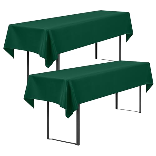 Showgeous 2 Stück Biertisch Tischdecke universal für 50cm u.70cm Biertische Hussen für Biertisch Biertischhussen Biertisch-Husse Bierzeltgarnitur Rechteckige Tischdecken Waschbar 100x250cm(Dunkelgrün) Showgeous 2 Stück Biertisch Tischdecke universal für 50cm u.70cm Biertische Hussen für Biertisch Biertischhussen Biertisch-Husse Bierzeltgarnitur Rechteckige Tischdecken Waschbar 100x250cm(Dunkelgrün) von Showgeous