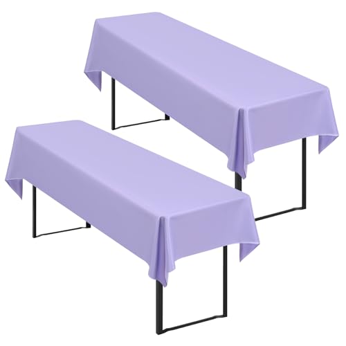 Showgeous 2 Stück Lavendel Biertisch Tischdecke universal für 50cm u.70cm Biertische Hussen für Biertisch Biertischhussen Biertisch-Husse Bierzeltgarnitur Rechteckige Tischdecken Waschbar 100x250cm Showgeous 2 Stück Lavendel Biertisch Tischdecke universal für 50cm u.70cm Biertische Hussen für Biertisch Biertischhussen Biertisch-Husse Bierzeltgarnitur Rechteckige Tischdecken Waschbar 100x250cm von Showgeous