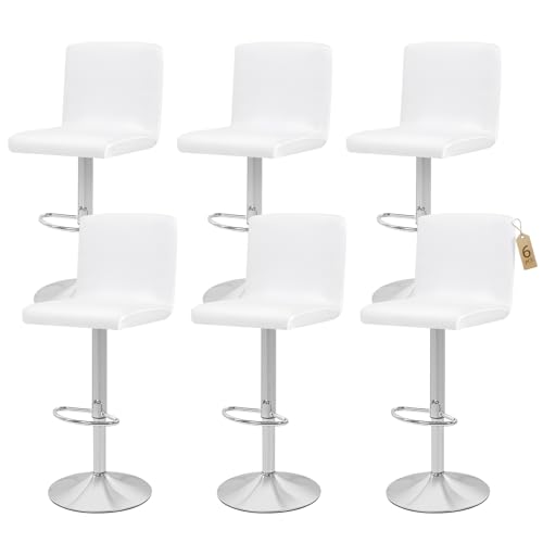 Showgeous 6 Stück Bar Stuhlhussen,Barhocker Abdeckungen Stretch Abnehmbare Esszimmerstuhl Abdeckungen für Kneipentheke,Dining Chair Barhocker Zähler Schonbezüge Esszimmer Stuhl Schonbezug(Cremeweiß) Showgeous 6 Stück Bar Stuhlhussen,Barhocker Abdeckungen Stretch Abnehmbare Esszimmerstuhl Abdeckungen für Kneipentheke,Dining Chair Barhocker Zähler Schonbezüge Esszimmer Stuhl Schonbezug(Cremeweiß) von Showgeous