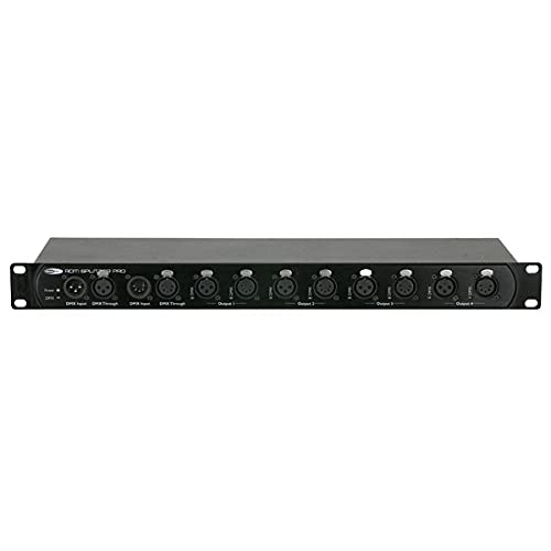 Showtec RDM Splitter Pro DMX Booster mit 4 Kanälen und RDM 3- & 5-poligen XLR-Anschlüssen von Showtec