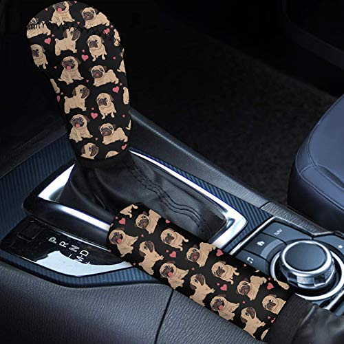Showudesigns 2 Stück Schaltknauf-Abdeckung Mops Hund Schwarz Auto Handbremse Abdeckung & Schaltknauf Abdeckung Hebelschutz Auto Innenausstattung Zubehör Dekoration Showudesigns 2 Stück Schaltknauf-Abdeckung Mops Hund Schwarz Auto Handbremse Abdeckung & Schaltknauf Abdeckung Hebelschutz Auto Innenausstattung Zubehör Dekoration von Showudesigns