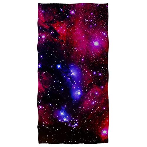 Showudesigns Galaxy Star Badetuch, groß für Kinder, Herren, Damen, dünn, Reise-Baumwolle, saugfähig, für Yoga, Surfen, Schwimmen – 150 x 73 cm von Showudesigns