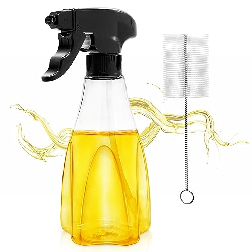 Showvigor Ölsprüher Öl Sprühflasche 330ml Oil Sprayer, Ölsprüher für Speiseöl für Salate, Kochen, Backen, Pasta, BBQ von Showvigor