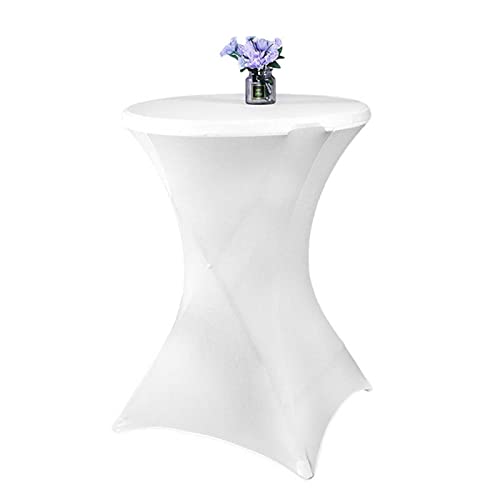 Shoze 5er Set Stehtischhussen 80cm Stehtisch Stretch Tischdecke Bar Tischdecke Taverne Tisch BarhÜLle Stretch Tischdecke von Shoze