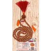 Shrirudram 10 Mukhi Nepal Rudraksha Guru Perle in 5 Mala Rosenkranz 108+1 Gebetsperlen Lab Zertifiziert von ShriRudram