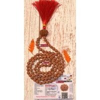 Shrirudram 11 Mukhi Nepal Rudraksha Guru Perle in 5 Mala Rosenkranz 108+1 Gebetsperlen Lab Zertifiziert von ShriRudram