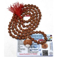 Shrirudram 12 Mukhi Rudraksha/Zwölf Gesicht Rudraksh Java Perlenlabor Zertifiziert in 5 Mala von ShriRudram
