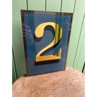 Hausnummer Aus Glas Nach Maß von ShropshireFlowers