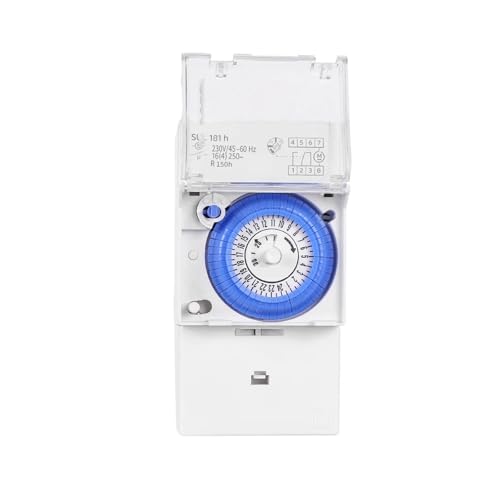 1 Stück SUL181H SUL181D Mechanischer Timer – 24-Stunden-programmierbares Zeitschaltrelais for AC 220 V – DIN-Schienenmontage(Sul 181 H) von ShuaaM