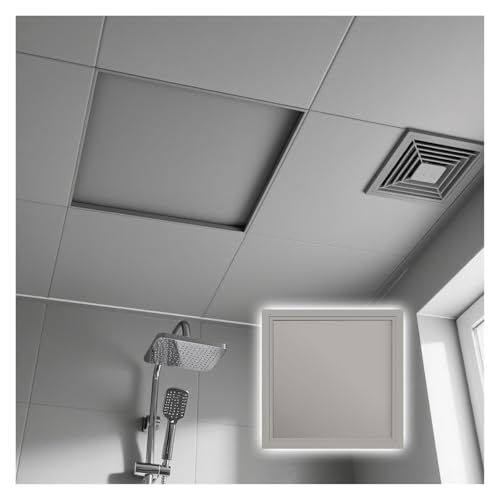 1 Stück wasserdichte Zugangsklappe aus Aluminiumlegierung – nahtlose Unterputzmontage for Decke und Wand – for Badezimmer, Dachböden und Keller(21x21in) von ShuaaM