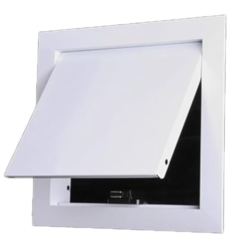 ShuaaM Langlebige weiße Revisionsklappe for Trockenbauwände – stabile Zugangstür mit Magnetverschluss for einfache Installation in Decken und Wänden(25x30cm) von ShuaaM