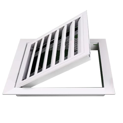 ShuaaM Zugangsklappe for die Entlüftung aus Aluminiumlegierung mit Filtergitter, einfache Installation, wasserdicht und langlebig(40x40cm) von ShuaaM