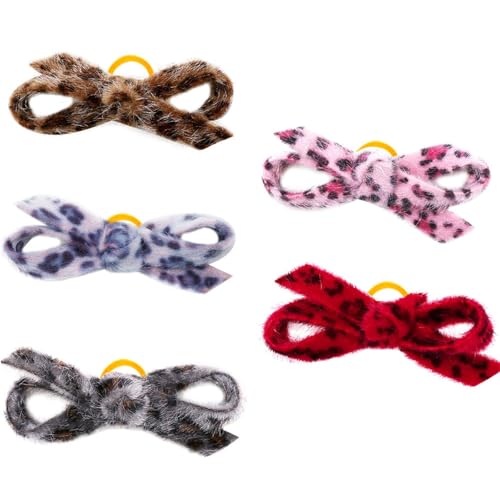 Shuade 5 Stück handgefertigte Haustier-Kopfblumen-Haarschleifen für kleine Hunde, Welpen, Haarschleifen für modische Haustierbesitzer Shuade 5 Stück handgefertigte Haustier-Kopfblumen-Haarschleifen für kleine Hunde, Welpen, Haarschleifen für modische Haustierbesitzer von Shuade