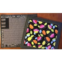 6Er Set Moderne Handgemachte Tischsets, Wohndekor, Stoff Wendeplatzsets, Gesteppte Hochzeit, Einweihungsparty von ShubunkinArts