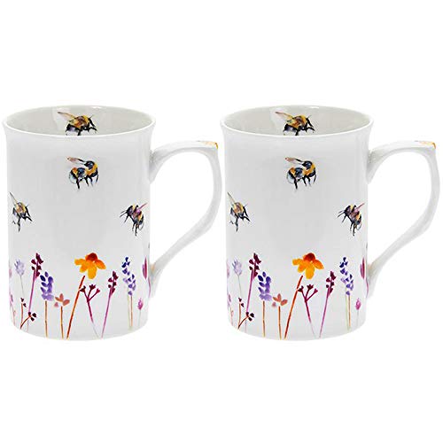 Lesser & Pavey Busy Bees Mugs Set Of 2 By von Lesser & Pavey