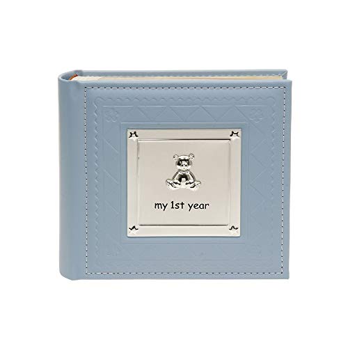 Shudehill Giftware Fotoalbum – My First Year (für das 1. Lebensjahr), blau, 77802 von Shudehill Giftware