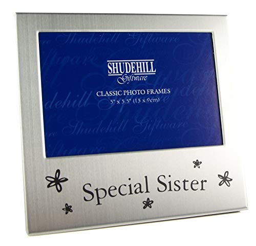 Shudehill Giftware Fotorahmen, Silber, Photo Size 5" x 3.5" von Shudehill Giftware