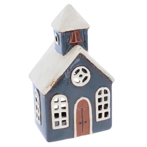 Shudehill Giftware Village Pottery Teelichthalter aus Keramik mit Glocken-Design, 340345 von Shudehill Giftware