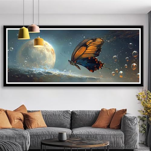 Diamond Painting Schmetterling Diamond Painting Erwachsene Groß XXL 225x90 cm Diamant Malerei Bilder Mond DIY Rund Steine Stickerei Kreuzstich Basteln Erwachsene für Deko Wohnzimmer Geschenke S0-449 Diamond Painting Schmetterling Diamond Painting Erwachsene Groß XXL 225x90 cm Diamant Malerei Bilder Mond DIY Rund Steine Stickerei Kreuzstich Basteln Erwachsene für Deko Wohnzimmer Geschenke S0-449 von Shueayin