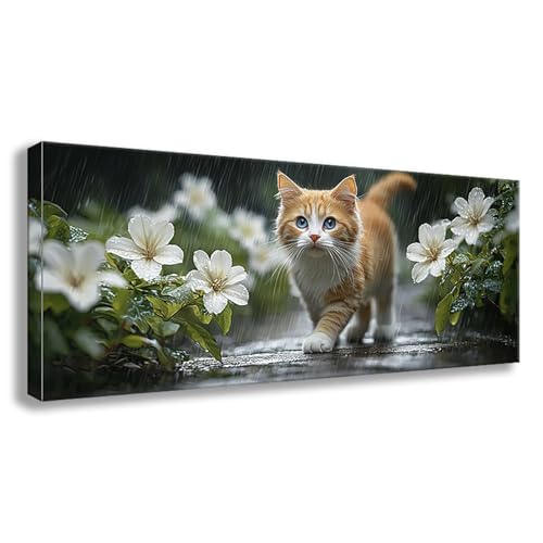 Diamond Painting XXL 100x40 cm Katze Diamant Painting Bilder Blume Diamond Art 5D DIY Vollbohrer Diamant Malerei Basteln Mädchen 10 Jahre, Strass Stickerei Mosaikherstellung für Zimmer Deko S0-470 Diamond Painting XXL 100x40 cm Katze Diamant Painting Bilder Blume Diamond Art 5D DIY Vollbohrer Diamant Malerei Basteln Mädchen 10 Jahre, Strass Stickerei Mosaikherstellung für Zimmer Deko S0-470 von Shueayin