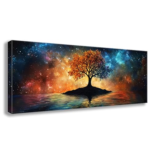 Diamond Painting XXL 200x80 cm Baum Diamant Painting Bilder Landschaft Diamond Art 5D Vollbohrer Diamant Malerei Basteln Mädchen 10 Jahre, Strass Stickerei Mosaikherstellung für Zimmer Deko S0-458 Diamond Painting XXL 200x80 cm Baum Diamant Painting Bilder Landschaft Diamond Art 5D Vollbohrer Diamant Malerei Basteln Mädchen 10 Jahre, Strass Stickerei Mosaikherstellung für Zimmer Deko S0-458 von Shueayin