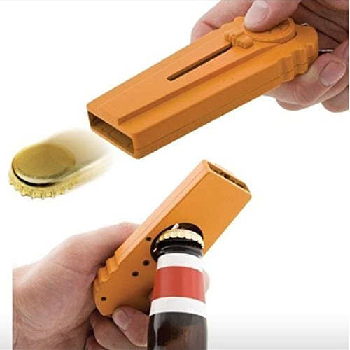 Cap Zappa Bierflaschenöffner Cap Launcher Shooter von Spinning Hat Fire Cap Shoot über 5 Meter - Farbe zufällig Cap Zappa Bierflaschenöffner Cap Launcher Shooter von Spinning Hat Fire Cap Shoot über 5 Meter - Farbe zufällig von Shuiniba