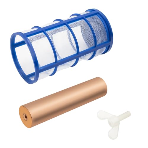 Shuisen Pool-Ionisator-Kupfer-Ersatz-Set – Ersatz-Kupferanoden 10,5 x 2,4 cm Gewinde M6 passend für Solar-Pool-Ionisator, funktioniert mit den meisten Marken, Kupferanode für Pool-Ionisator von Shuisen