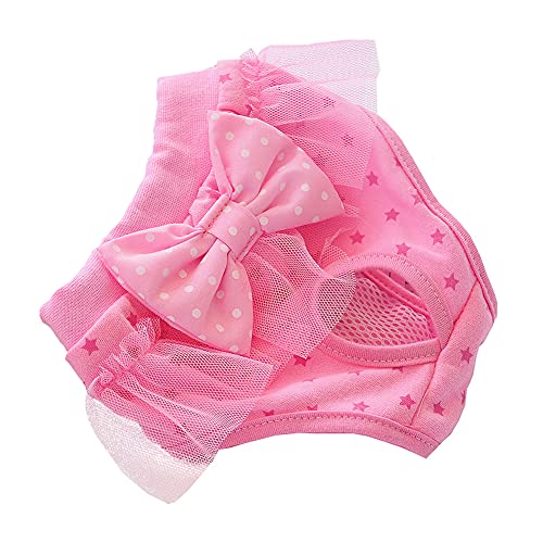 Hundewindel Läufigkeitshose Für Hündinnen Hunde Periode Hosen Hund Windeln weiblich Katzenwindeln Wiederverwendbare Hundewindeln Small,pink von Shulishishop