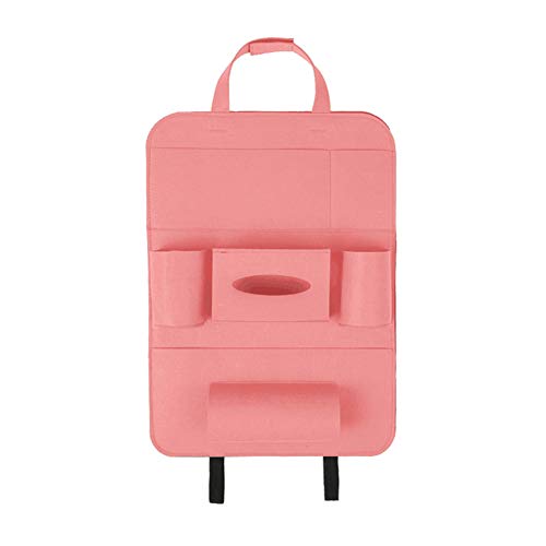 Shulishishop Autositzschoner Rückenlehne Kinder Auto Organizer Kinder Multifunktionaler Organizer für Autositze Aufbewahrung der Rückentasche pink von Shulishishop