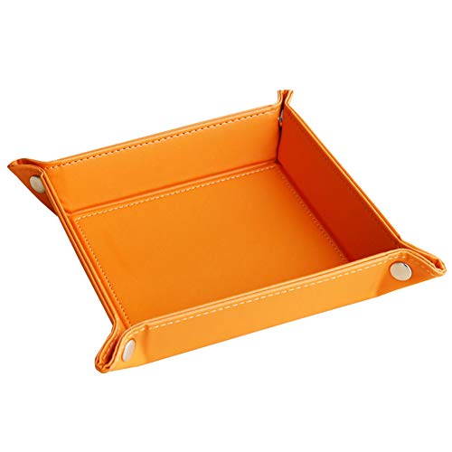 Shulishishop aufbewahrungsbox für Kinder aufbewahrungskorb Ablagekorb Beistelltisch kleine Box zur Aufbewahrung Aufbewahrungskörbe für Schränke orange von Shulishishop