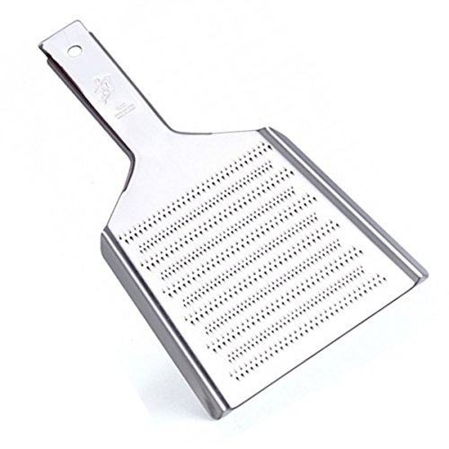 KAI Shun Mikroreibe aus Edelstahl - beidseitig verwendbar - Abmessung 27,5 x 14,3 cm - Küchenreibe Reibe mit 2 Seiten Universalreibe von Shun