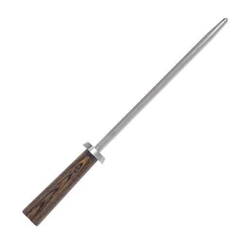 Shun Kanso 22,9 cm Kombinations-Honstahl, glatter und mikrogerippter Honstab, integrierte Winkelführung, Pakkawood-Griff, japanischer Messerschärfer für professionelle und private Köche Shun Kanso 22,9 cm Kombinations-Honstahl, glatter und mikrogerippter Honstab, integrierte Winkelführung, Pakkawood-Griff, japanischer Messerschärfer für professionelle und private Köche von Shun