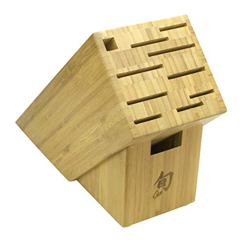 Shun Messerblock Bambus 11 Schlitz Großer Messerhalter aus echtem Bambus Küchenaufbewahrung für Professionelle und Heimköche Shun Messerblock Bambus 11 Schlitz Großer Messerhalter aus echtem Bambus Küchenaufbewahrung für Professionelle und Heimköche von Shun