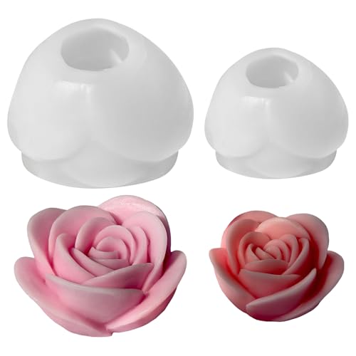 Shunfaji Silikon Blumenformen Gießformen Für Kerzenherstellung Seife Harz Aromatherapie 3D Rosenblüte Design Wiederverwendbare Backformen Für DIY Kunsthandwerk Shunfaji Silikon Blumenformen Gießformen Für Kerzenherstellung Seife Harz Aromatherapie 3D Rosenblüte Design Wiederverwendbare Backformen Für DIY Kunsthandwerk von Shunfaji