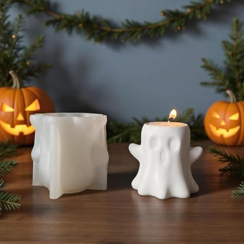 Shunfaji Silikonform Geist Halloween Gießformen,Silikonformen Gießformen Halloween,3D Silikonformen Kerzenformen für DIY Geist Deko Shunfaji Silikonform Geist Halloween Gießformen,Silikonformen Gießformen Halloween,3D Silikonformen Kerzenformen für DIY Geist Deko von Shunfaji