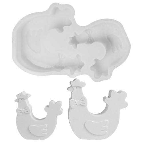 Shunfaji Silikonformen Huhn Gießformen Set 2 Stück Tierformen Für DIY Kerzen Gipsformen Kunsthandwerk Basteln Shunfaji Silikonformen Huhn Gießformen Set 2 Stück Tierformen Für DIY Kerzen Gipsformen Kunsthandwerk Basteln von Shunfaji