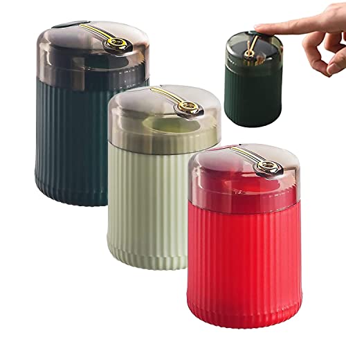 Shunfaji Zahnstocherspender Automatisch Automatischer Pop-Up-Zahnstocherspender Zahnstocherbox Kreative Bewegliche Zahnstocherhalter Praktischer Speicher für Heim Tabelle,Restaurant,Küche (3PCS) von Shunfaji