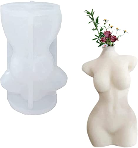 Silikon Kerzenform Körperform 3D Kerze Silikonform, DIY Körper Art Body Candle Mold Warm Frau Schleife Bowknot Kerzen Gießform für Herstellung von Kerzen, Schokolade, Seife (C) von Shunfaji