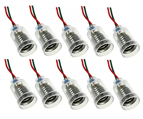 ShuoHui E10 Lampen Sockel E10 LED screw-mount klein Leuchtmittel-Halterung E10 Fassung mit Draht Light Base Sockel für Home Experiment elektrischen Test Zubehör (10) ShuoHui E10 Lampen Sockel E10 LED screw-mount klein Leuchtmittel-Halterung E10 Fassung mit Draht Light Base Sockel für Home Experiment elektrischen Test Zubehör (10) von ShuoHui