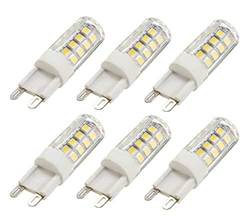 ShuoHui 6x G9 LED Lampe Leuchtmitte 3W (entspricht 35 W Halogen), 6000K kaltweiß, Nicht Dimmbar 33 SMD Glühbirne von ShuoHui